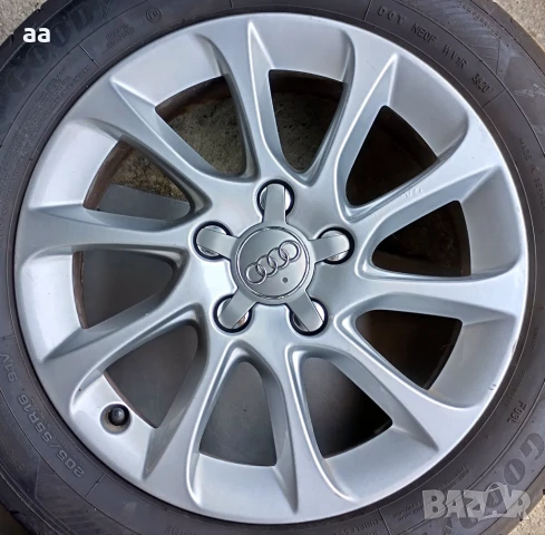 Продавам оригинални лети джанти 16" за Audi, снимка 4 - Гуми и джанти - 50629212