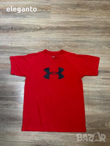 Юношеска тениска UNDER ARMOUR BIG LOGO T-Shirt , М/154 размер , снимка 2 - Тениски - 53868912