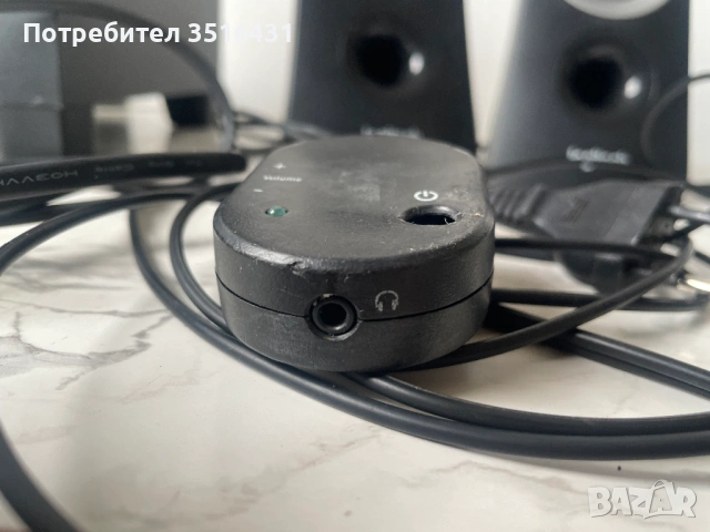 Аудио система Logitech Z313 (2.1) - За ремонт или части (проблем в платката), снимка 3 - Аудиосистеми - 53221646