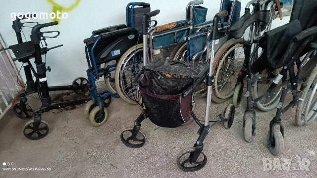 Ролатор, проходилка сгъваема, количка за хора в нужда, инвалидна количка за стари хора , снимка 12 - Ролатори - 50429014