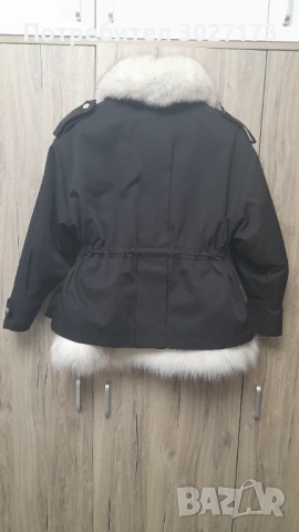 Дамско яке с естествен пух , снимка 3 - Якета - 52636041