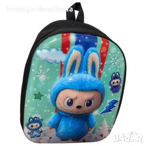 Детска раница Labubu 3D — 9 модела, 33×27×15 см, снимка 12 - Раници - 54125078