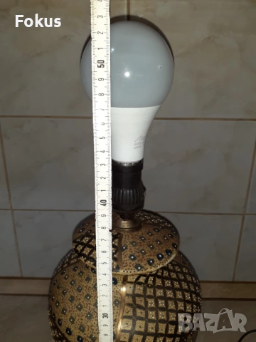 Страхотна голяма лампа стар китайски порцелан Сатцума, снимка 7 - Антикварни и старинни предмети - 53390884