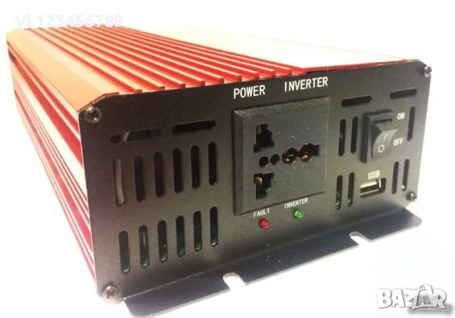 Висококачeствен инвертор за автомобил UKC 12V-220V, 3000W, снимка 4 - Аксесоари и консумативи - 50759624