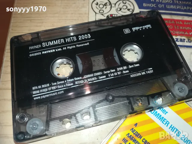 SUMMER HITS 2003-ORIGINAL TAPE 0109241051, снимка 8 - Аудио касети - 47089980