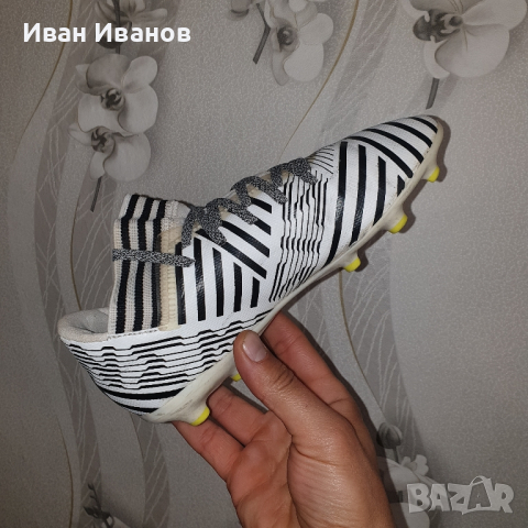 бутонки  ADIDAS NEMEZIZ 17.3 FG J номер 36-36,5, снимка 7 - Футбол - 40803539