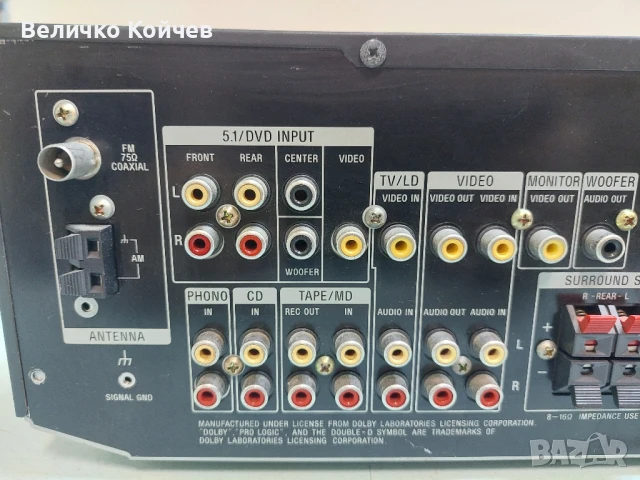 Ресийвър Sony Str-De425,отлично работещ!, снимка 7 - Ресийвъри, усилватели, смесителни пултове - 51023965