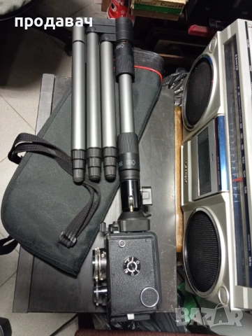 Статив и старинен фотоапарат, снимка 2 - Антикварни и старинни предмети - 54268422