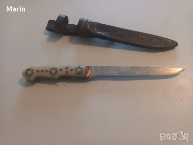 стар капански нож дължина 26 см, снимка 2 - Ножове - 54057773
