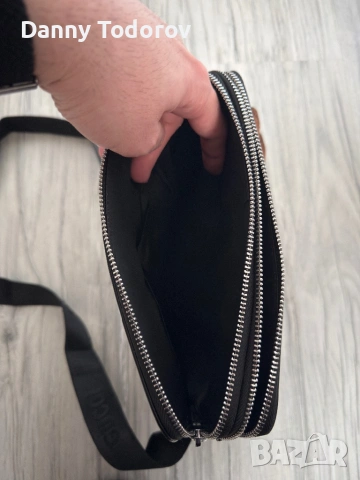 Мъжка кожена чанта GUCCI, снимка 5 - Чанти - 53390096