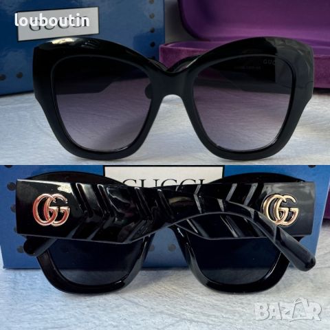 GUCCI GG0808 с лого 1:1 дамски слънчеви очила котка, снимка 1 - Слънчеви и диоптрични очила - 45197800