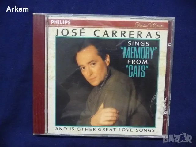 Jose Carreras. Love Songs CD 1989, снимка 1 - CD дискове - 46982431