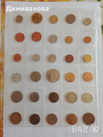 Колекция Монети от различни държави (Литва, Унгария, Румъния, Швеция)