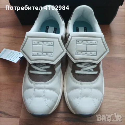 Tommy Hilfiger N42 естествена кожа маратонки , снимка 5 - Маратонки - 46942575