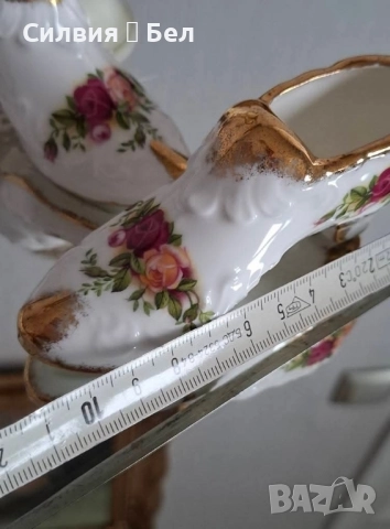 Декоративна обувкa Royal Albert , снимка 8 - Декорация за дома - 51641578