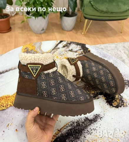 Guess Дамски Меки Топли Зимни Боти Гес - Налични Различни Цветове Код E1131, снимка 6 - Дамски боти - 52658331