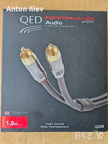 QED Performance Audio Cable (Graphite)  RCA, снимка 1 - Аудиосистеми - 49413583