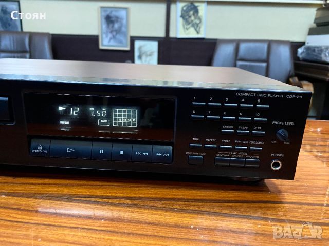 Чудесен плеър Sony CDP-211, снимка 3 - Аудиосистеми - 45404080