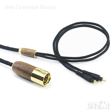 Нов HiFi 4-пинов XLR кабел за Audio-Technica ATH-MSR7b 2 метра слушалки, снимка 6 - Други - 46668971