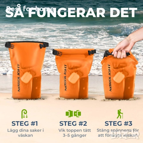 Nordlight Dry Bag и водоустойчива чанта, снимка 6 - Други стоки за дома - 53749832
