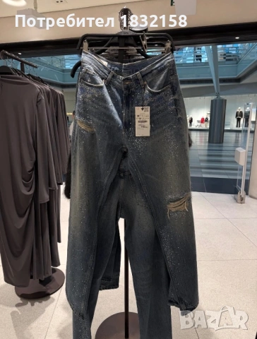 Дамски дънки Zara,36 и 38 размер, снимка 3 - Дънки - 54244524