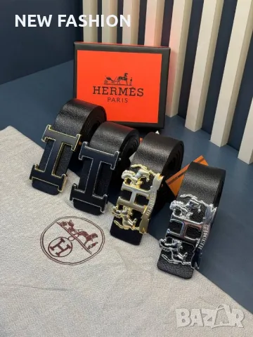 Унисекс Модел Колани - Естествена Кожа ✨HERMES, снимка 1 - Колани - 49497383