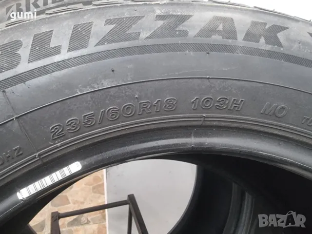 2бр зимни гуми 235/60/18 BRIDGESTONE L02333, снимка 5 - Гуми и джанти - 48778541