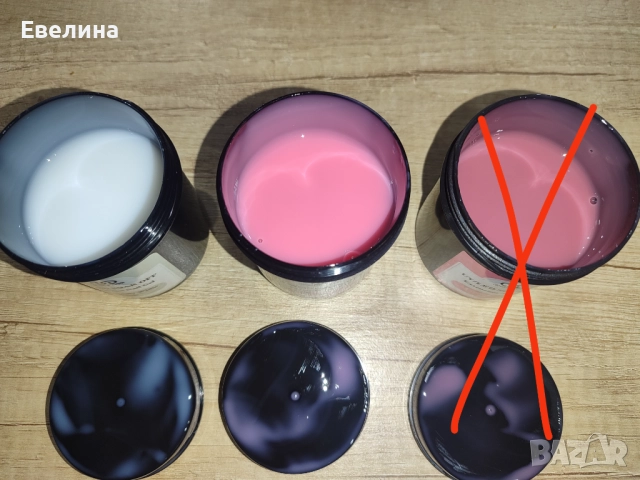 Различни цветове гел за изграждане, акригел, гел като пластелин, снимка 3 - Продукти за маникюр - 51397635