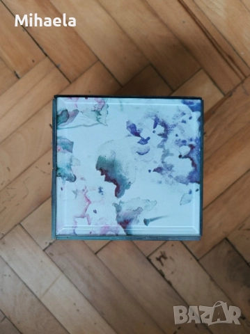 Луксозна кутия за бижута с кадифена вътрешност – 2 чекмеджета, флорален дизайн, снимка 5 - Подаръци за жени - 52187270