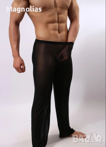 Секси мъжки ледено копринени Ултратънки дълги, снимка 12 - Бельо - 53846982