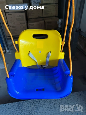 Детска люлка с облегалка 3 в 1 - максимална безопасност и комфорт, снимка 6 - Детски люлки - 54052708