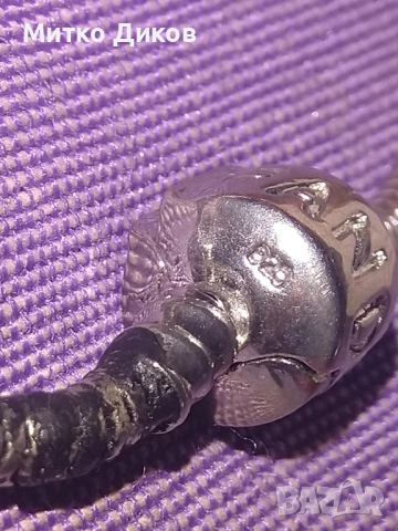 Пандора сребърна гривна нова, снимка 11 - Гривни - 52788601