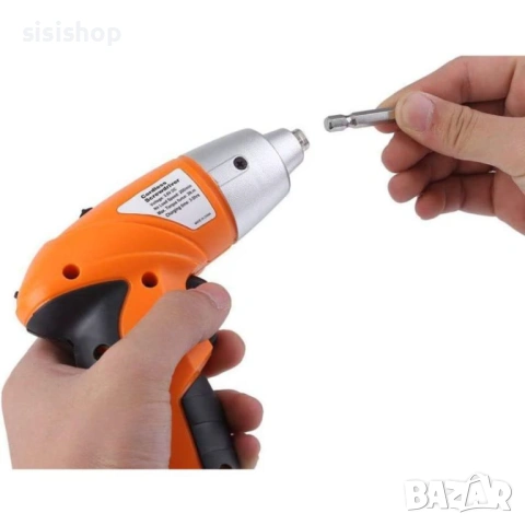 Акумулаторен мини винтоверт с 45 части в удобен куфар 4929, снимка 6 - Други инструменти - 53994026