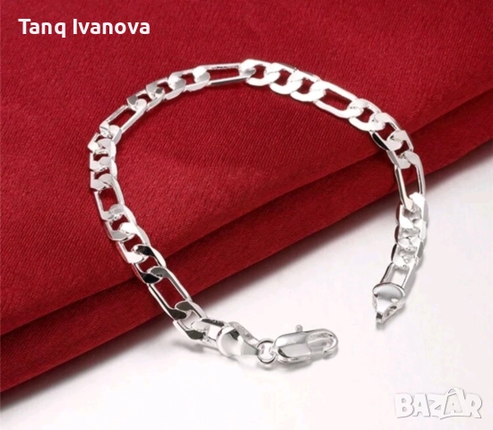 НАМАЛЕНИЕ💥 Дамска сребърна гривна, снимка 2 - Гривни - 52777525