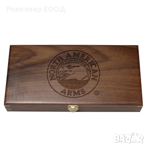 Дървена кутия за револвер NAA за 3 оръжия, снимка 1 - Оборудване и аксесоари за оръжия - 45037646