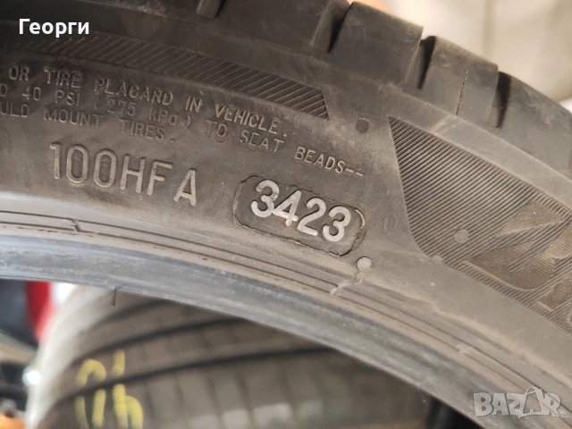 2бр.летни гуми 245/40/18 Bridgestone, снимка 3 - Гуми и джанти - 54168209