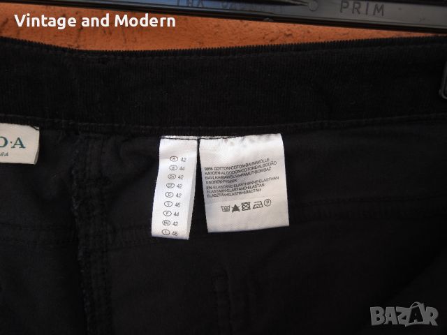 Дамски черни джинси панталони стреч слим CANDA W32 (42) НОВИ , снимка 10 - Панталони - 45634844