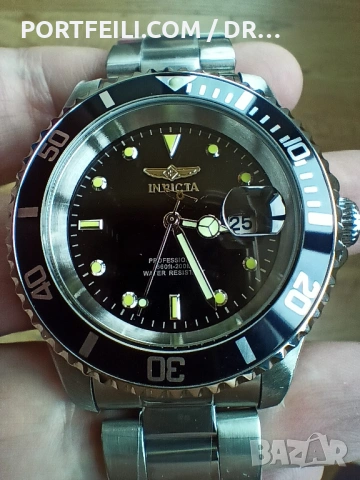 Нова Invicta, 200m, Seiko Caliber/Hattori/TMI C32 кварц, корона на винт с безплатна доставка!, снимка 4 - Мъжки - 54052041