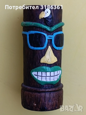 Африканска маска дърво декорация, снимка 2 - Декорация за дома - 54183887