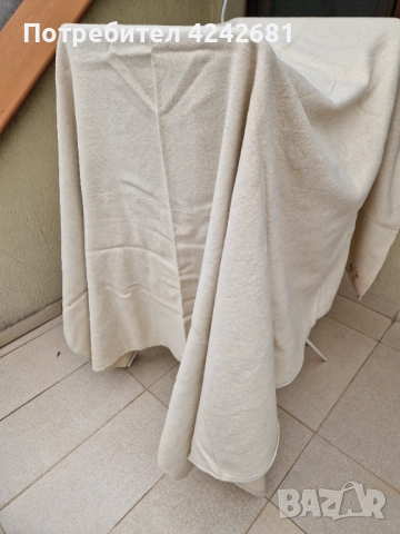 Вълнено одеало (покривка за легло) 200х200 см