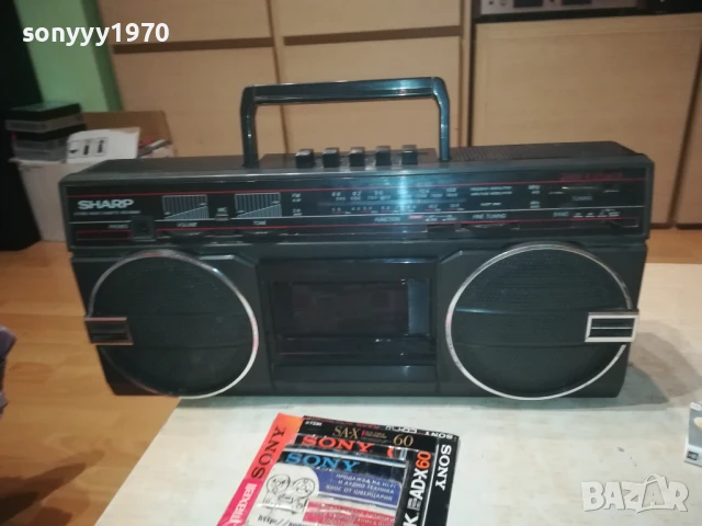 SHARP GF-3939 1708250832, снимка 2 - Радиокасетофони, транзистори - 51389449