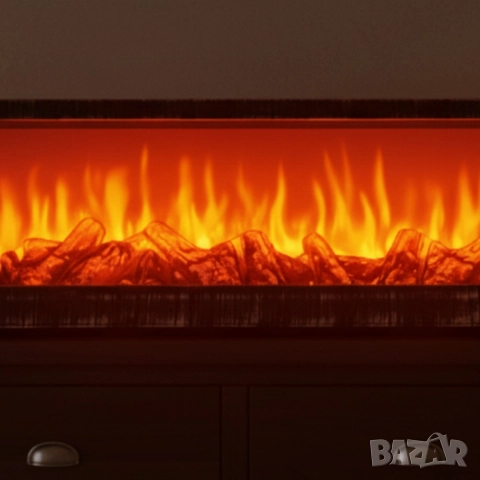 Тип: електрическа изкуствена камина / LED декоративна лампа с пламъчен ефект, снимка 4 - Декорация за дома - 52799218