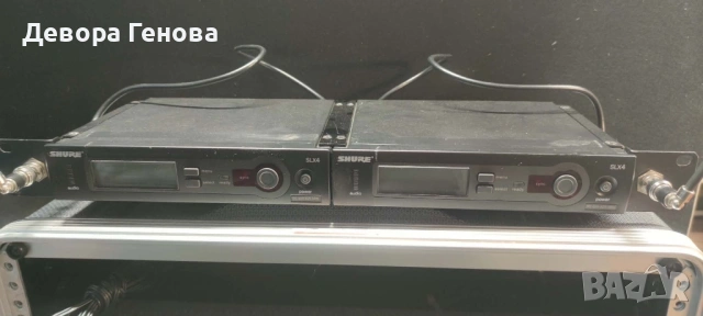 Микрофони- професионален сет 2х Shure SLX4/SLX2 SM58 (R5) в Кейс Proel, снимка 10 - Микрофони - 53473371