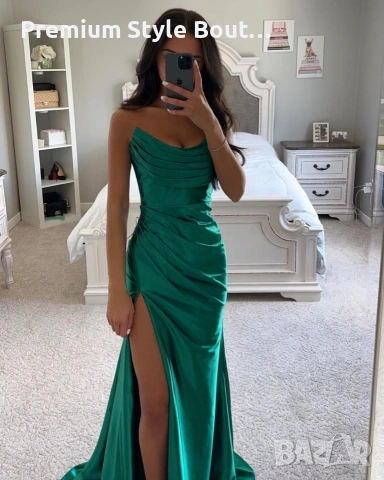 сатенени рокли 