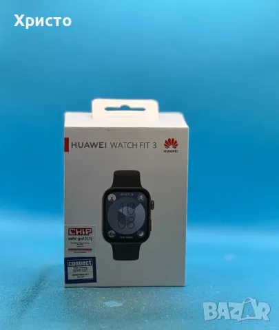 НОВ!!! Смарт часовник Huawei FIT 3, Black Body, 43.2mm, Black Fluoroelastomer Strap, снимка 3 - Смарт часовници - 49438349