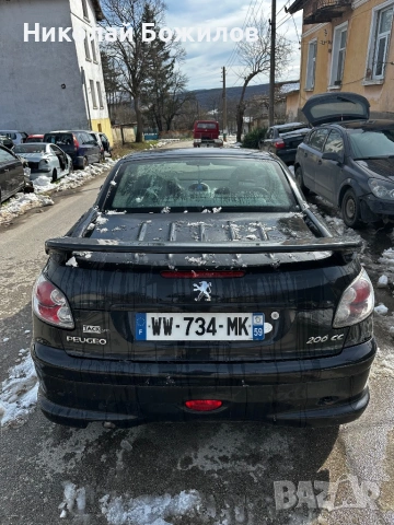 Продавам Peugeot 206cc 1.6-109кс 2005г НА ЧАСТИ, снимка 6 - Автомобили и джипове - 53725767