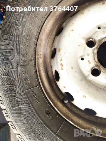 Джанти с гуми - 5 броя ! Mercedes Sprinter , снимка 5 - Гуми и джанти - 53593096