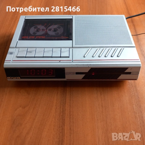 Радио касетофон с часовник и будилник