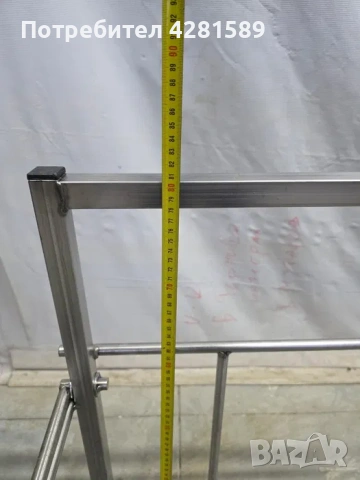 Немска хлебарска транспортна количка от неръждаема стомана, снимка 7 - Други машини и части - 53654783