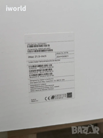 КАТО НОВ⚠️ iMac ❗️ Лизинг от 23€/мес 2019 4k, 21.5’’ ❗️16GB RAM/1TB 1TB SSD, снимка 6 - Работни компютри - 53608050